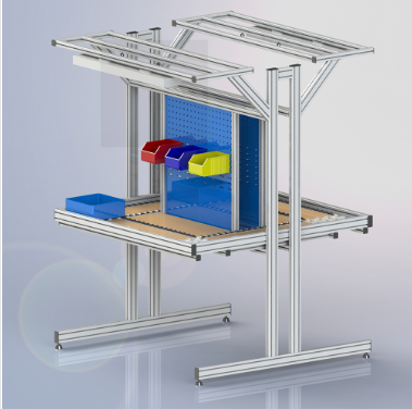 鋁型材交互式工作臺
